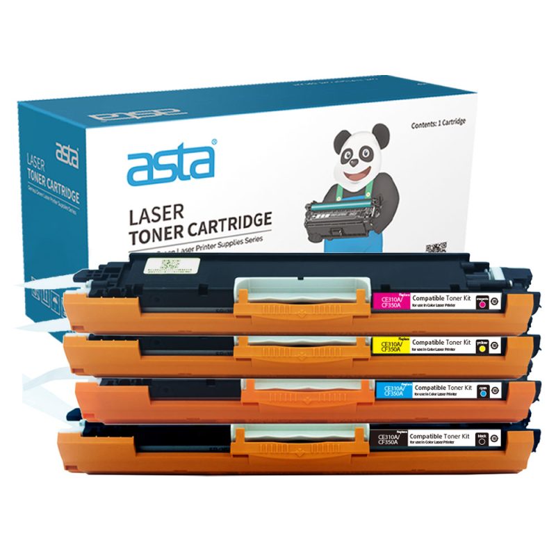 ფერადი კარტრიჯები  CE310A CE311A CE312A CE313A 126A Toner Cartridge